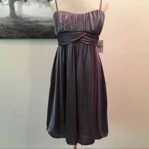 NWT Ruby Rox Silver Formal Party Dress